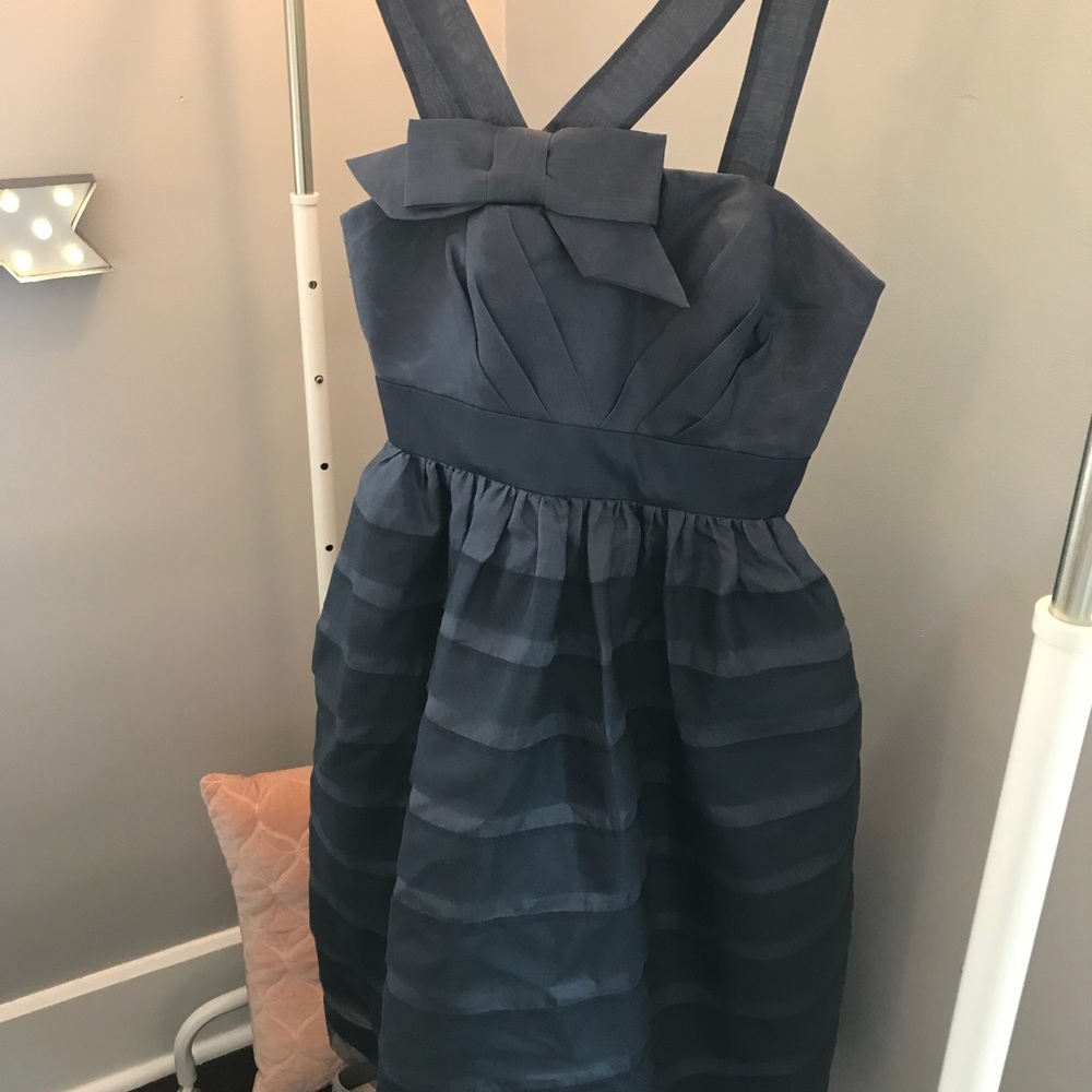 Va Et Vien Grey/Blue Dress